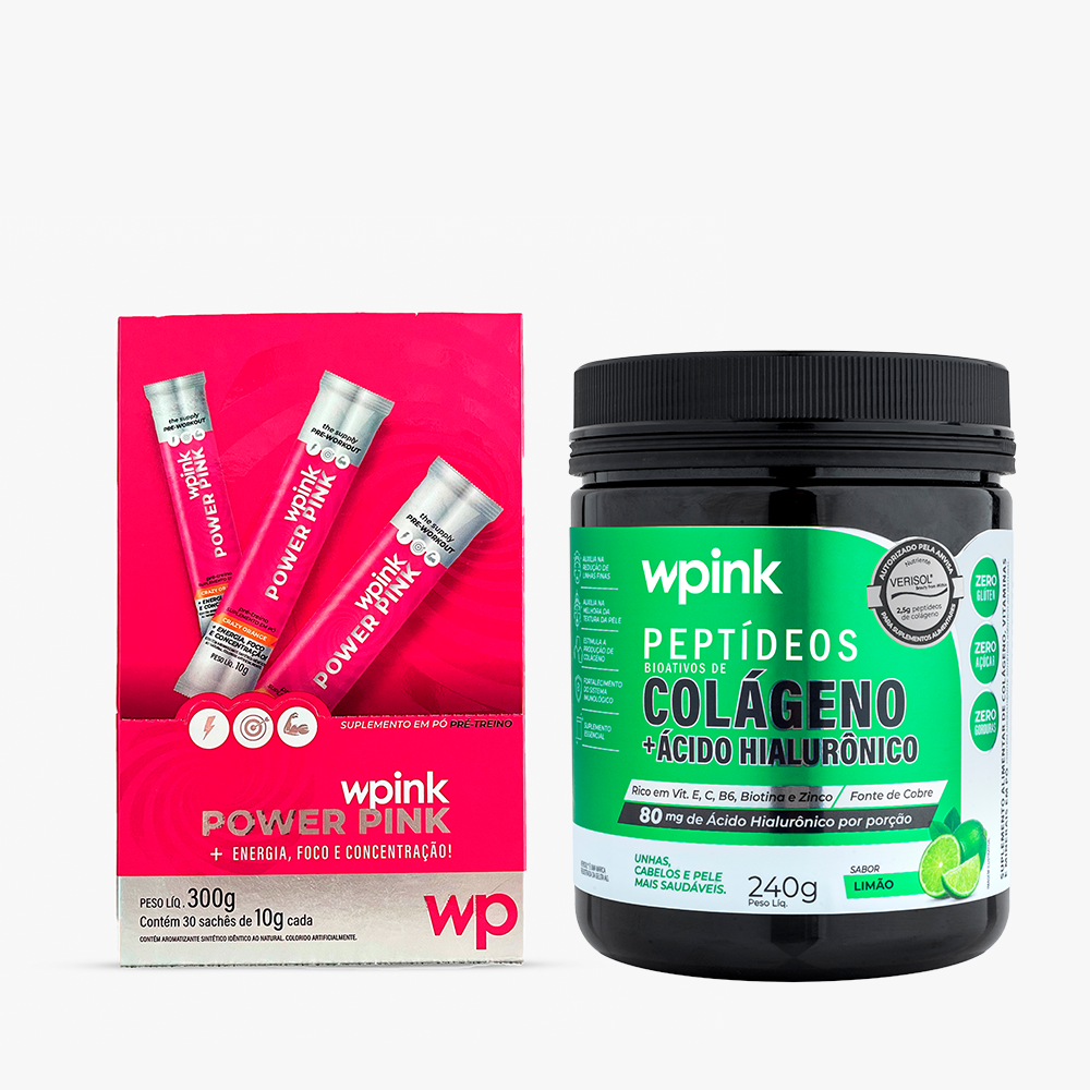 Pré-treino laranja + Colágeno Limão