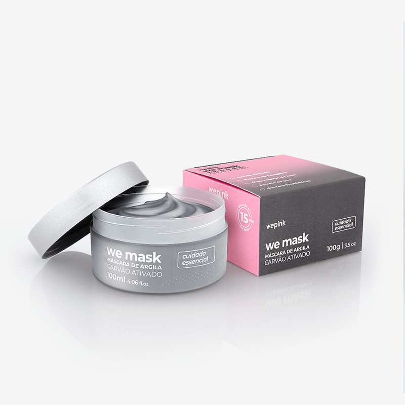 We Mask - Máscara de Argila Carvão Ativado 100g