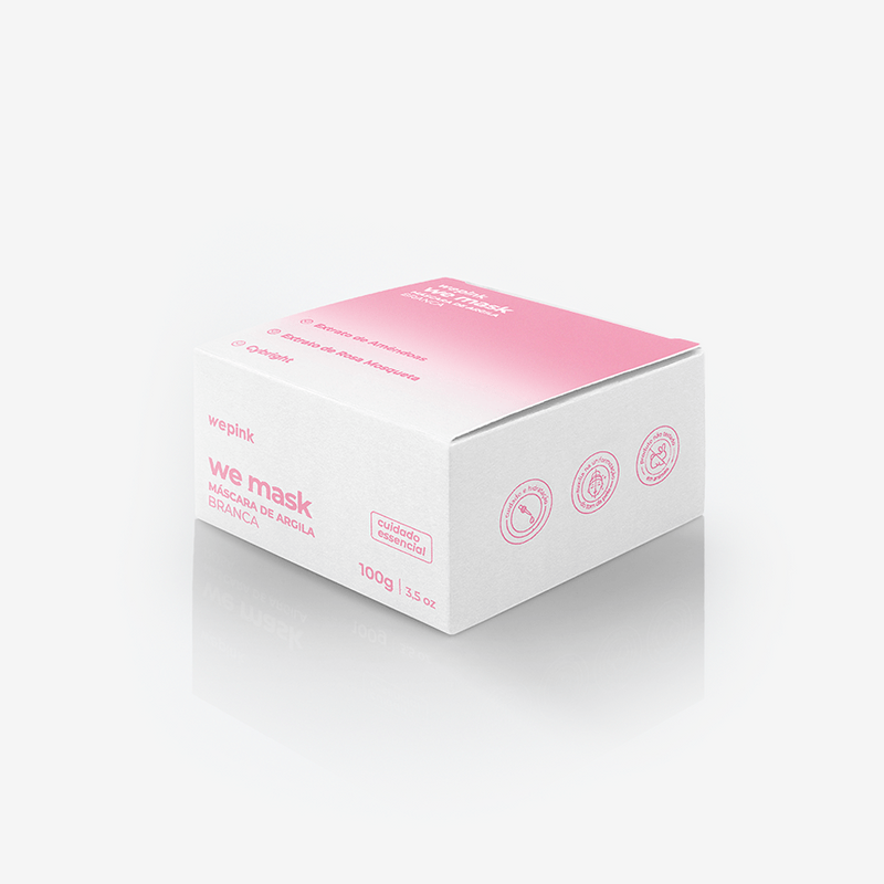 We Mask - Máscara de Argila Branca 100g