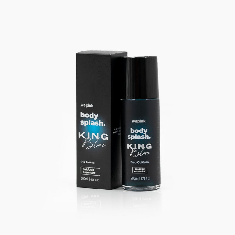 Body Splash King Blue Desodorante Colônia 200ml