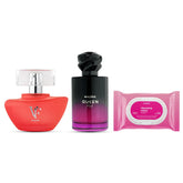 Kit VF Seduce + Queen Pink + Cleansing Wipes - Wepink